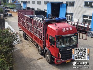 2026年7月3日鋅鋼樓梯欄桿裝車發貨！