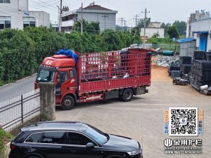 2026年8月6日鋅鋼護窗欄桿裝車發貨！